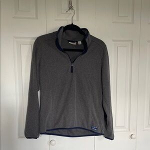 LL Bean Women’s Gray Quarter-Zip
